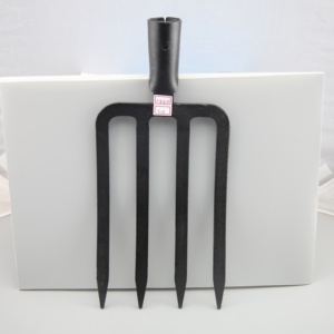 Fourchette de jardinage monobloc de haute qualité Fourchette en acier <span class=keywords><strong>à</strong></span> <span class=keywords><strong>4</strong></span> broches - Product Image 2