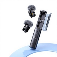 Nouveau microphone cravate filaire QY99 en métal avec connecteur Type C, portable, de bureau et à commutation libre