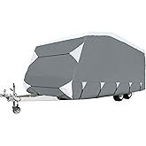 RV & Trailer Cover <span class=keywords><strong>Toy</strong></span> Hauler RV Travel Trailer Camper Cover con Tongue Jack Gutter Covers - Product Image 3