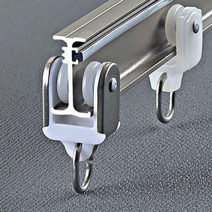 <b>Curtain</b> Track Aluminum Alloy Matte White Masa Gold Curved Easy Installation All <b>Curtain</b> Types - Product Image 2