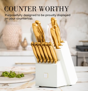 Luxury Cuchillos De Cocina Professional Steel Kitchen <b>Knife</b> Gold Titanium Chef Kitchen <b>Knife</b> Set Kitchen <b>Knives</b> Set - Product Image 2