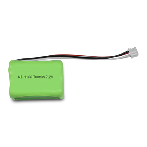 NiMH AA 700mAh 7.2V NI-MH แบตเตอรี่ AA แบบชาร์จไฟได้สำหรับสีดำและชั้นไฟฉาย FL3WBD ไฟ TMK FL5W10 - Product Image 1