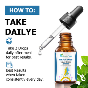 Gotas Líquidas para la Pérdida de Peso de Marca Privada con Semilla de Uva y Hierba-madre, Apoyo Nutricional para un Metabolismo Saludable - Product Image 6
