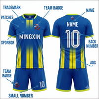 Maillot de football respirant à séchage rapide, uniforme de football sublimé, kit de football personnalisé, maillots de football fabriqués directement en usine
