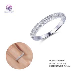 Anelli Personalizzati in <span class=keywords><strong>Argento</strong></span> Sterling 925 Placcati Oro 14k 18k per Donne, Anello Sottile con Placcatura in Oro 18k - Product Image 2