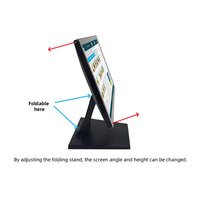 Harga Pabrik Baru Layar Sentuh 15.6 Inci 10 Titik FHD 1920x1080 Layar LCD Widescreen VGA & USB Sistem POS untuk Penggunaan Bisnis