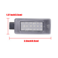Lampe de plaque d'immatriculation à LED pour Peugeot 208 12-16 2008 15- 207 CC 07-2014 308 MK2 15- 3008 Mk 508 5008 Mk2 Citroen DS3 C3 MK3