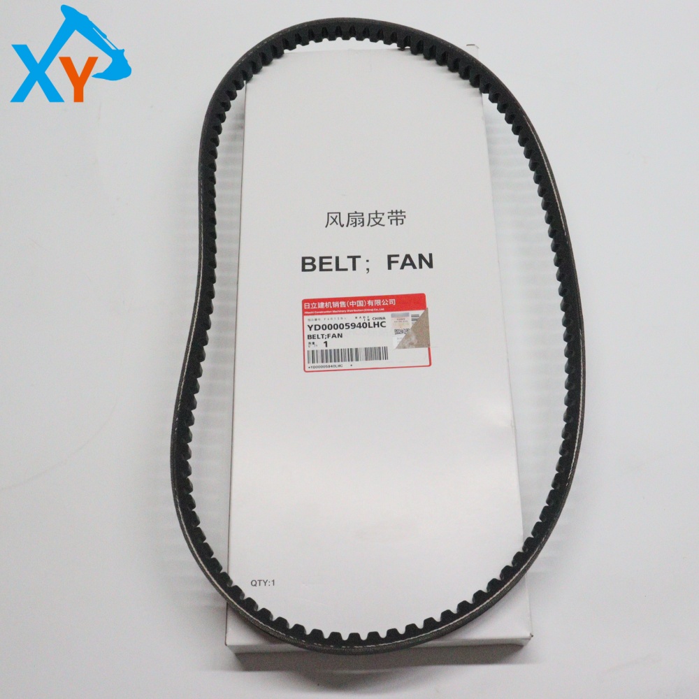 Original Excavator Parts YD00005940 Fan Belt for ZX70-5A / ZX70-5G