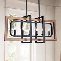 Luminaire suspendu LED vintage noir, style campagnard américain, art fer forgé industriel créatif, personnalisé pour café, bar, restaurant