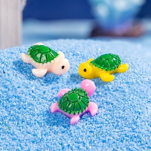 Nouveaux Ornements Miniatures Populaires pour Micro-Paysages : Accessoires de Décoration Tortue Marine en Résine DIY - Product Image 2