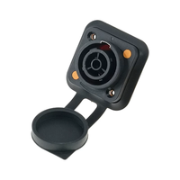 Connecteur d'alimentation en cuivre à 3 broches verrouillable compatible PowerCON 20A 250V, prise CA étanche IP67, UL94 V-0, plus de 1000 cycles de couplage, pour scène