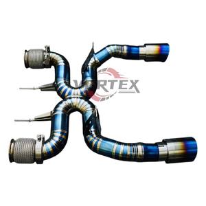 Système d'échappement OEM en acier inoxydable Valvetronic Catback After Market pour McLaren 720S, sortie directe avec downpipe - Product Image 3