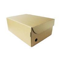 Nouvelle taille personnalisée qualité exquise imprimé emballage produit courrier carton ondulé papier boîte à chaussures