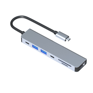 7 trong 1 <span class=keywords><strong>USB</strong></span> <span class=keywords><strong>C</strong></span> <span class=keywords><strong>HUB</strong></span> 4K 30Hz <span class=keywords><strong>Multiport</strong></span> <span class=keywords><strong>Adapter</strong></span> <span class=keywords><strong>USB</strong></span> Docking Station cho Mac sản phẩm Chứng Khoán - Product Image 5