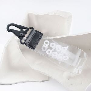 Printed Transparent PVC Plastic Jelly White Short <b>Lanyard</b> with Custom Logo - Product Image 3