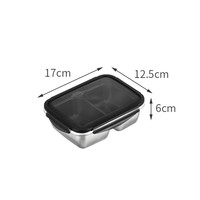 Haute Qualité Bento Alimentaire Boîte À Lunch En Acier Inoxydable Récipient De Stockage Des Aliments Avec Couvercle En Acier Inoxydable Boîte À Lunch