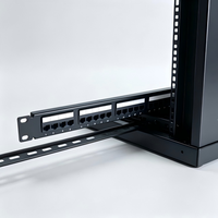 Panel de Conexiones de Voz CAT3 de 25 Puertos E=HONG, 19 Pulgadas, 1U, Montaje en Rack, para Sistema Telefónico, Venta al Por Mayor OEM