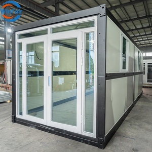 Casas Modulares Portátiles Modernas WinFair <span class=keywords><strong>en</strong></span> <span class=keywords><strong>Venta</strong></span>, Casa Prefabricada, Casa Contenedor <span class=keywords><strong>de</strong></span> Playa con Pared <span class=keywords><strong>de</strong></span> Vidrio, Casas Prefabricadas <span class=keywords><strong>de</strong></span> Lujo - Product Image 1