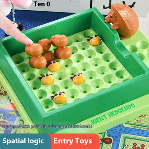 Jeu de bureau interactif pour l'éducation de la petite enfance-Labyrinthe d'évasion amusant du petit hérisson Nouveau jouet de dédouanement Intellectuel parent-enfant - Product Image 3