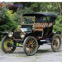 Voiturette de golf miniature de luxe vintage, modèle rétro électrique steampunk de type T pour bus et voiture de tourisme