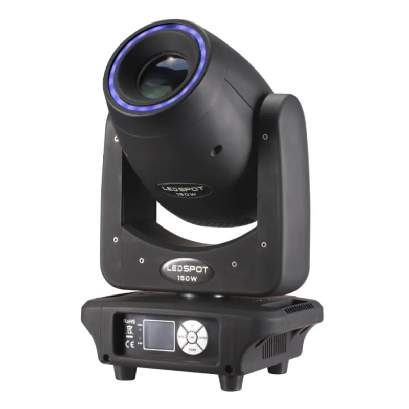 150W levou 6 prisma duas rodas gobo dmx gobo china movendo cabeças com halo