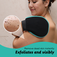 Gant de hammam marocain en viscose, gant exfoliant pour le corps, éponge nettoyante pour la peau, pour le spa et la douche