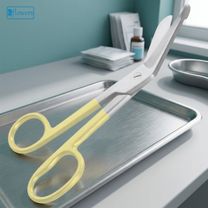 Tijeras Quirúrgicas Manuales de Rendimiento Estable Profesional, Punta Segura, Acero Inoxidable Duradero, para Vendajes y Yeso, CE ISO - Product Image 3
