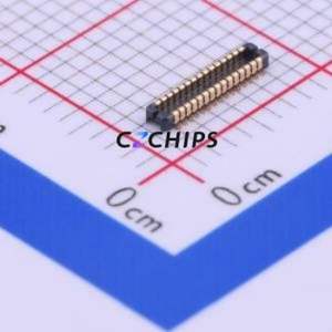 DF37C-30DP-0.4V(51) Board-to-Board & Backplane Connector SMD,P=0.4mm Connector 0.4mm Vertical Mount 2 300mA - Product Image 1