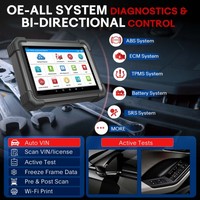Herramienta de Diagnóstico Bidireccional OBDII Universal para Automóviles/Camiones de Servicio Pesado X431 PRO3S+ SmartLink HD Eléctrica de 12-24 V, WiFi ECU, 1 Año