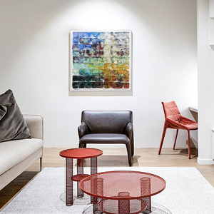 Arte de pared 3D de diseño artístico profesional, cuadro de Arte Moderno de lujo acrílico enmarcado para decoración de pared de hotel - Product Image 3