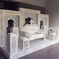 Amina Craft – Nouvelle conception personnalisée de toile de fond de scène en PVC pour décoration de mariage