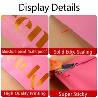 Sac plastique autocollant de rangement, pour le rangement de vêtements, chaussures, bijoux, expédition Express, Logo personnalisé