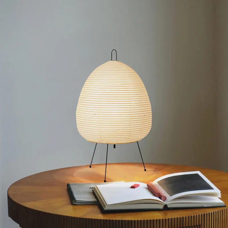 Hot Verkoop Japanse Papier Tafellamp Moderne Lamp Bureaulamp Voor Indoor Decoratie Papieren Lantaarns