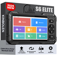 Escáner de Diagnóstico de Automóviles Universal S6 Elite KINGBOLEN OBD2 Sistema Completo Inalámbrico Bluetooth