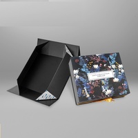 Boîte cadeau sur mesure en carton rigide, boîte magnétique, boîte magnétique mate, emballage de luxe, boîte cadeau pliable avec couvercle magnétique