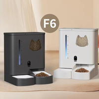Distributeur automatique intelligent de nourriture pour animaux de compagnie, anti-colmatage, avec rappel de faible niveau de nourriture, pour chats et chiens, usage domestique, alimentation précise par portions temporisées, fournitures premium pour animaux.