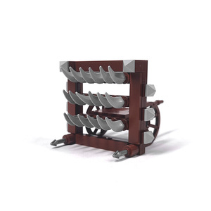 Mô hình cảnh chiến đấu quân sự đặt khối xây dựng bằng nhựa đồ chơi tự làm moc bắn cung đào tạo mặt đất Thời Trung Cổ vũ khí in - Product Image 4