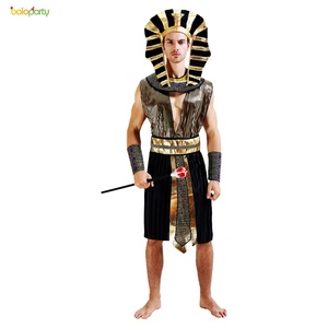 Hombres sin mangas Retro <span class=keywords><strong>Egipto</strong></span> Disfraces de <span class=keywords><strong>Halloween</strong></span> para adultos Carnaval Vestido de fiesta - Product Image 3