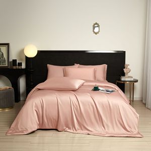 Tùy Chỉnh Hiện Đại Dệt Kim 100% Tre Tấm Thiết Lập Cảm Giác Mát Mẻ 4-Mảnh Tấm Ga Giường Thiết Lập Với Vỏ Gối Cho Khách Sạn Sử Dụng - Product Image 3