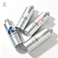 Botol Aluminium Custom 100ml 120ml 200ml 250ml 300ml 450ml 500ml Dengan Tutup untuk Isi Ulang Toner Cair dan Antiperspiran Botol Logam