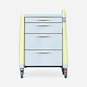 Dayanıklı acil durum tıbbi taşıma arabası | Merkezi kilitleme, sessiz tekerlekler ve verimli depolama sistemi onaylandı - Product Image 2