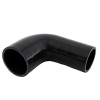 Logo personnalisé de marque, haute température, mur de 5mm, 4 plis, renfort, refroidissement, coude réducteur, tuyau en Silicone