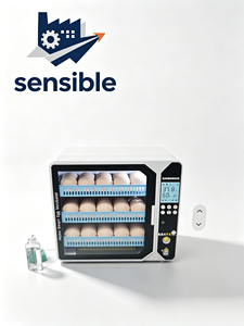 Incubateur d'œufs numérique automatique intelligent à retournement automatique pour 40 œufs de poulet, canard, oie et oiseaux - Product Image 1