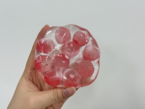 En gros, Jouet anti-stress Squishy artisanal en forme de boule, série Chiboki Glass Fruit, à <span class=keywords><strong>peau</strong></span> fine, malléable, sans rebond, sensation <span class=keywords><strong>Vaseline</strong></span> - Product Image 1
