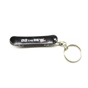 מכירה לוהטת מתכת Keychain מותאם אישית אופנה 3D אישיות סקייטבורד נעלי Keychain