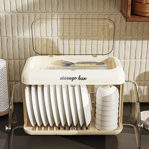 COIZY Home PP Estante de secado de platos Organizador de almacenamiento de cocina con plato de <span class=keywords><strong>armario</strong></span> Tazón Taza Cuchara Escurridor - Product Image 3