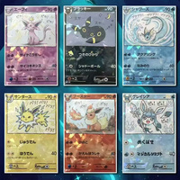 Kartu Seni Pokemon Ukuran A6 Anime Jepang, Lucu dan Unik, Premium Segel, Kartu Seni Penggemar TCG Pikachu, Paket Misteri Bahasa Inggris, Permainan Papan