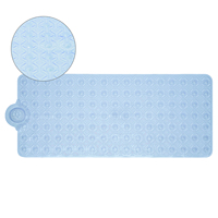 YIDE Tapis de baignoire antidérapants au design avancé avec passoire à cheveux avec ventouses Tapis de bain de douche écologique