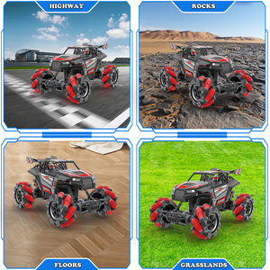 Auto RC Acrobatica 1:14 con Spruzzo d'Acqua e Luci LED, 2.4G 4WD, Drift Laterale a 360° °   Giocattolo Girevole per Bambini a Forma di Veicolo da Corsa Fuoristrada - Product Image 4