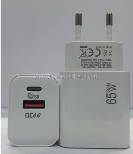 Caricabatterie telefono PD 65W adattatore di alimentazione USB-<span class=keywords><strong>C</strong></span> <span class=keywords><strong>US</strong></span>/EU tipo presa <span class=keywords><strong>C</strong></span> caricatore da muro USB A + <span class=keywords><strong>C</strong></span> caricabatterie - Product Image 4
